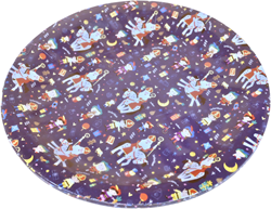 Wins Papieren borden Sinterklaas 10 stuk 23 x 23 cm