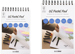 CC Pad for Oil Pastels White 300g 15 Sheets
