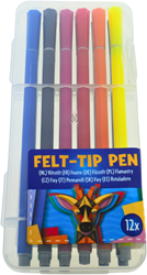 Wins Felt-Tip Pen Set 12 Colors