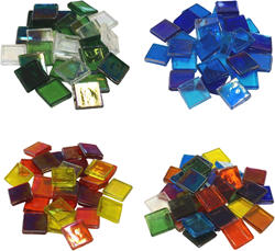 Mosaikstein Ice Glass Transparant 200gr