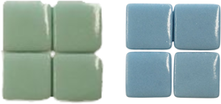 Mosaikstein Neon Glass Glow In The Dark 100gr 18 stuks