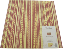 Vivi Gade Scrapbooking Papier Dubbelzijdig Copenhagen Rood/Off-white Patronen 30,5 x 30,5 5 Stuks