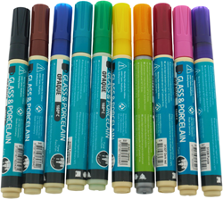 CC Formline Glass and Porcelain Pens 2-4 mm 10 pieces