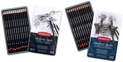 Derwent Graphic Set Colored pencils tin of 12 Pencils