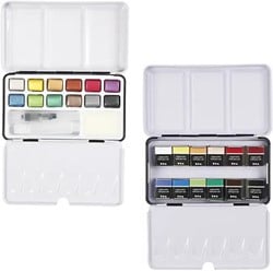 Pigment Art Aquarelverf Set 12 ½ Pan