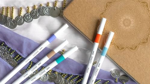 Uni Emott Fineliner Set 5 stuks - Gypsy Poetry Limited Edition-2