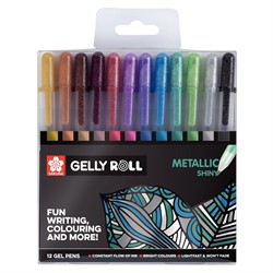 Sakura Gelly Roll Gel Pen Set Metallic 12 pieces