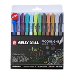 Sakura Gelly Roll Gel Pen Set Moonlight 12 pieces