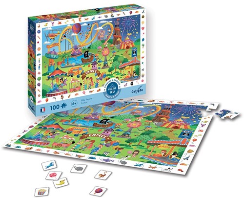Sentosphere Search and Find Puzzle Funfair 100 Pieces-3