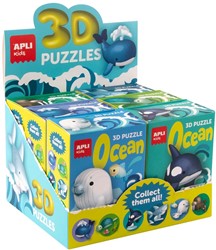 Apli Display 3D Oceaan Puzzels 6st