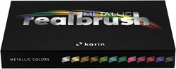 Karin Realbrush Metallic Set 12 kleuren 