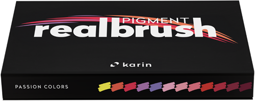 Karin Realbrush Pigment Set Passion Colors Collection 12 stuks