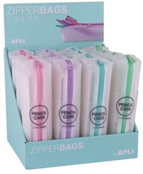 Apli Display Zipperbag Pennen, inhoud 16 etui's
