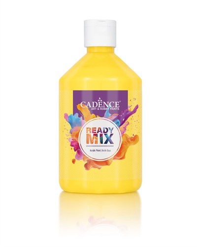 Cadence Ready Mix Acrylverf Mat 500 ml Geel