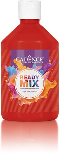 Cadence Ready Mix Acrylverf Mat 500 ml Rood