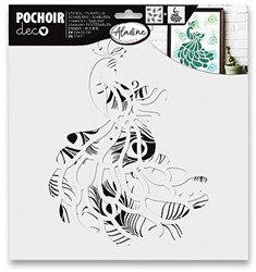 Aladine Duo Stencil Pauw 28 x 28 cm