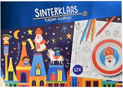 Wins Placemat Kleurboek Sinterklaas 12 Vel