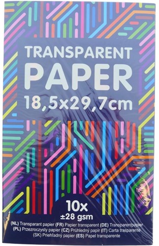 Wins Transparant Papier 18,5x29,7 cm 10 vel