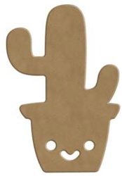 Aladine MDF Figure Kawaii Cactus 9x14 cm