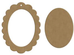 Gomille Duo Frame Oval 11x16 cm