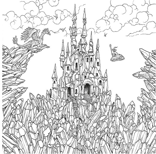 Coloring Book - Wondermorphia L: 25 x W: 25 x D: 1.2 cm-2