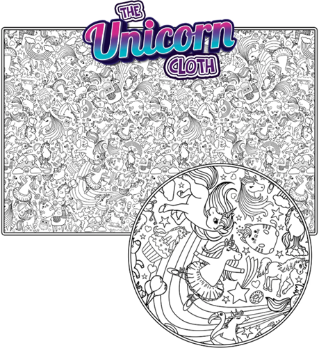 Splat Planet Kleur je eigen Tafelkleed Eenhoorn 240 × 120cm-2