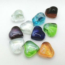 Mosaikstein Glass Nuggets Harten Multicolour 200gr 