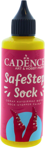 Cadence SafeStep Sock-Stop Anti-Slip Verf Yellow