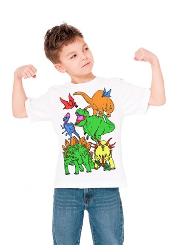 Splat Planet Dinosaur T-Shirt Coloring Set (5-6 Years)-2