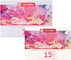TAC Acrylverf Papier 290 gr 15 vel