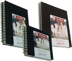 TAC Spiral Sketchbook 110gr 80 sheets Black