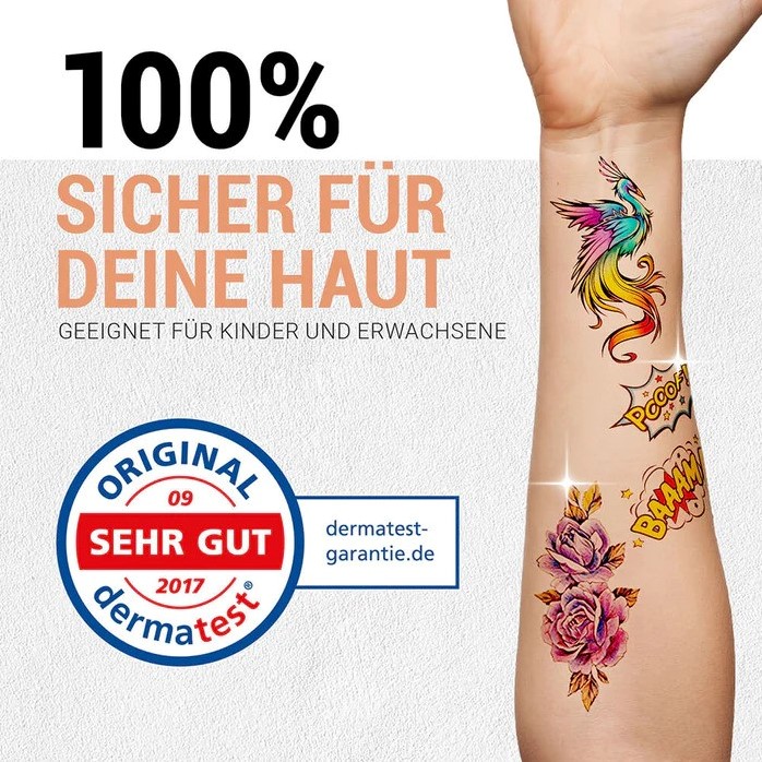 Skullpaper Tattoo Folie Laser A4 4 Vel hobbygroep