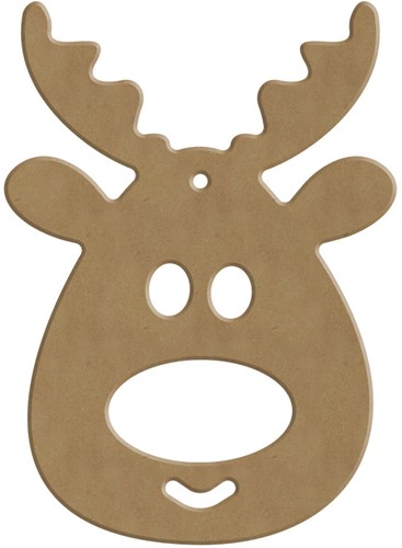 Gomille MDF Figuur 10x15 cm Rendierhoofd