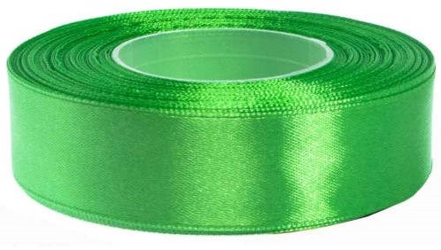 Satijnlint 25 mm 32 m Heldergroen