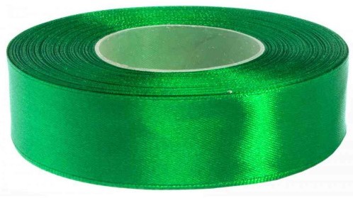 Satijnlint 3 mm 91 m Grasgroen