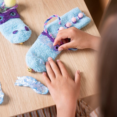 CC Craft Kit Decoration, assorted colours, Sock Monster, 1 pack-3