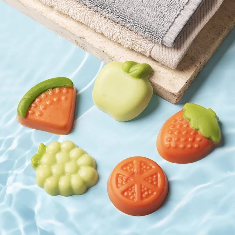 Zelfgemaakte fruitzeepjes