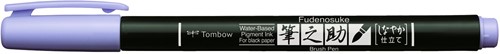 Tombow Fudenosuke Soft Tip Brush Pen Lavendel