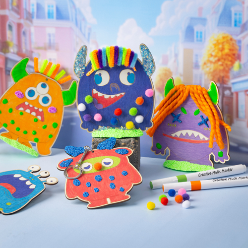 CC Hobby Set Decoration Monsters Colorful-3
