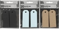 Manilla Labels 3x8 cm 20 stuks